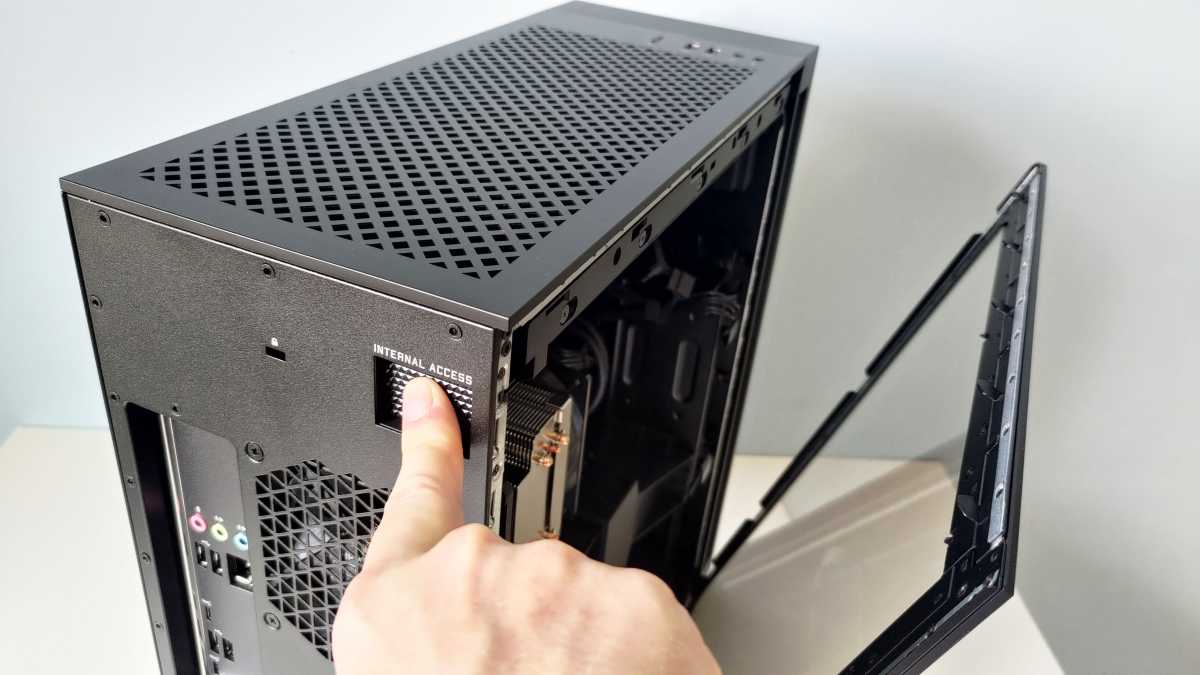 HP Omen 25L öppna sidan
