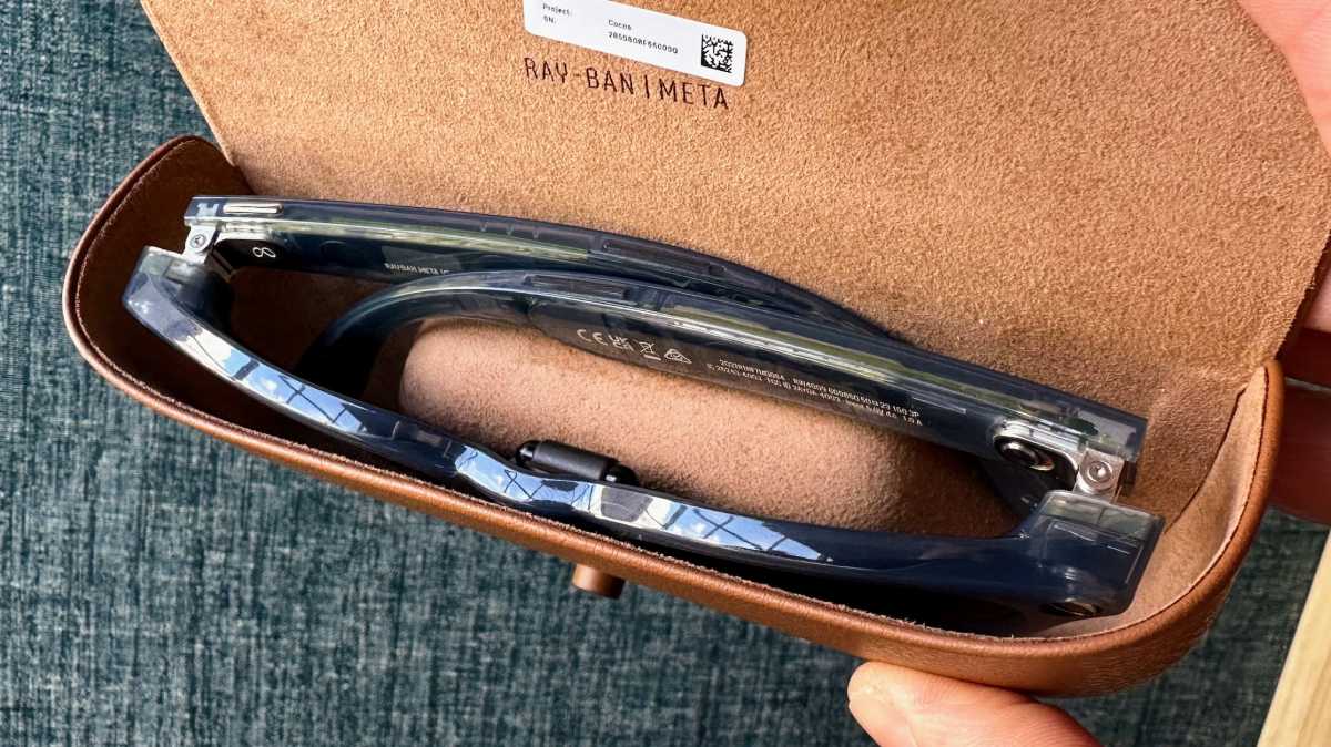 Ray-Ban Meta smart glasses charging case
