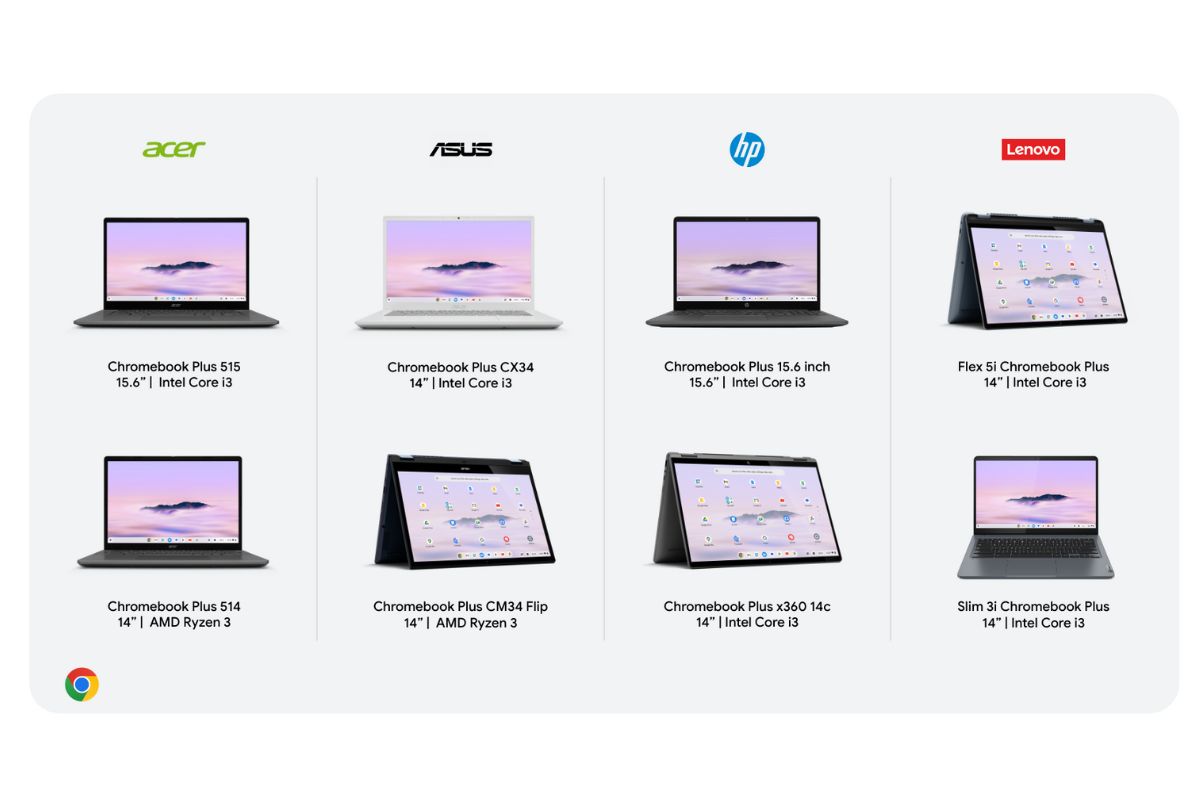Google's Chromebook Plus: AI-Integrated Powerful Laptops