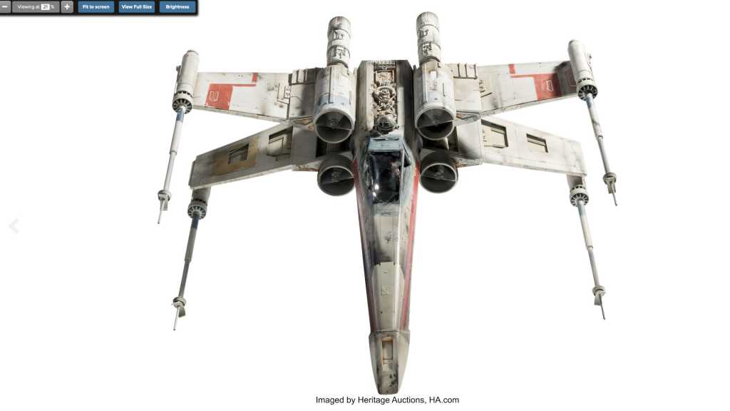 Image: Star Wars: Dieser X-Wing Starfighter griff den Todesstern an â jetzt zu ersteigern