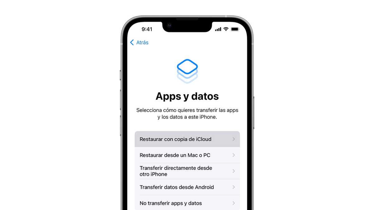 Copia de seguridad en iPhone