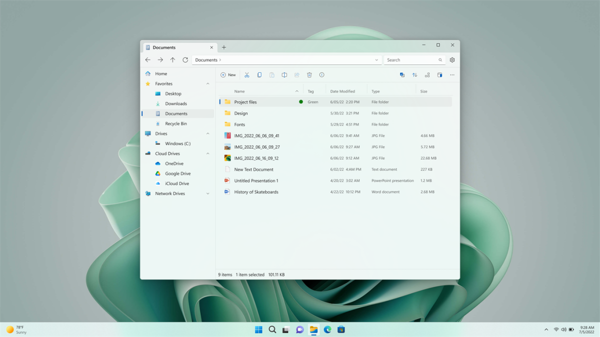 Windows Files App