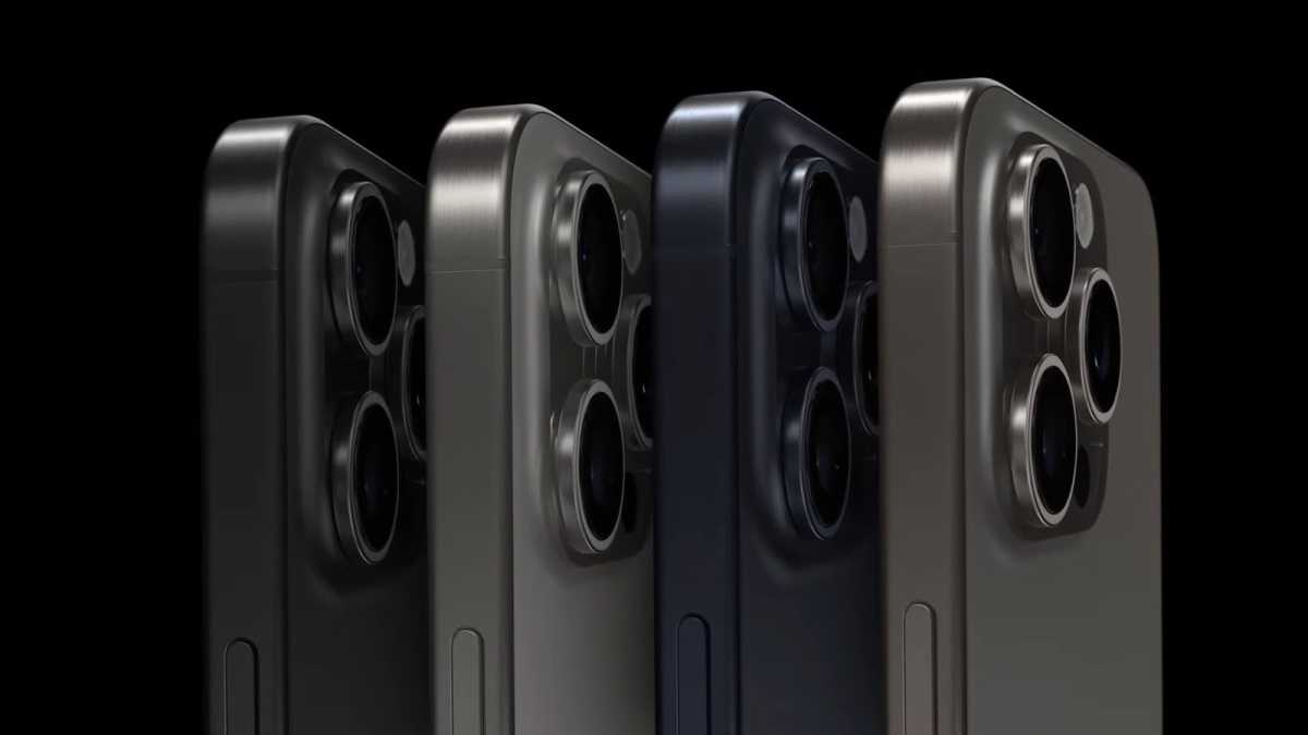 iPhone 15 Pro Titan-Gehäuse