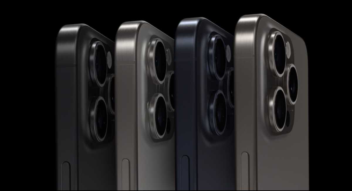 iPhone 15 Pro color options