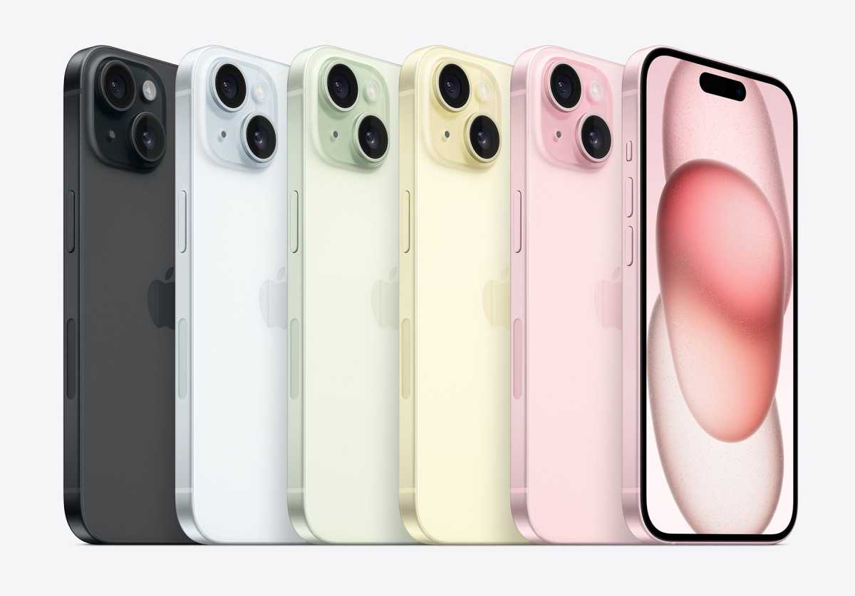 Color options for iPhone 15