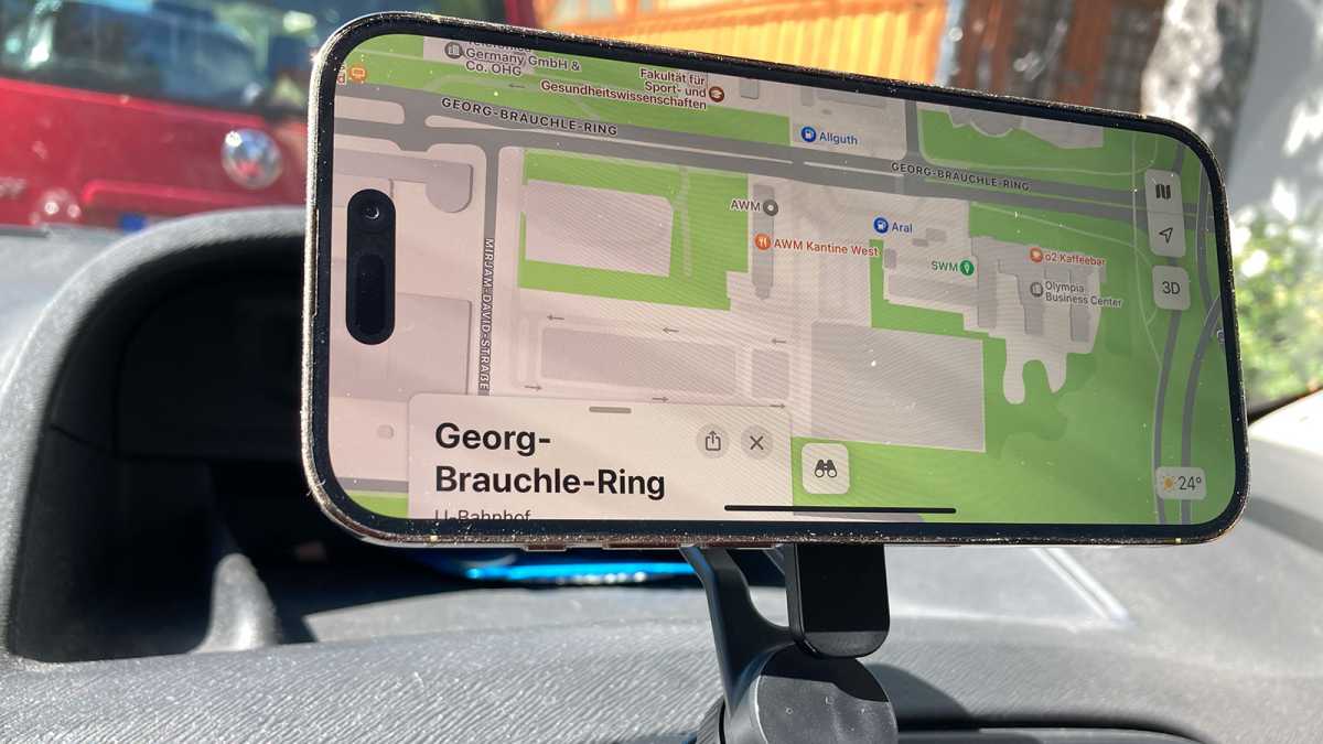 Mophie magnetischer Vent Mount im Auto