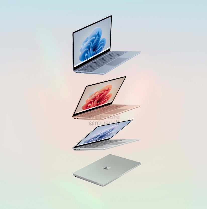 Renderização do Surface Laptop Go 3