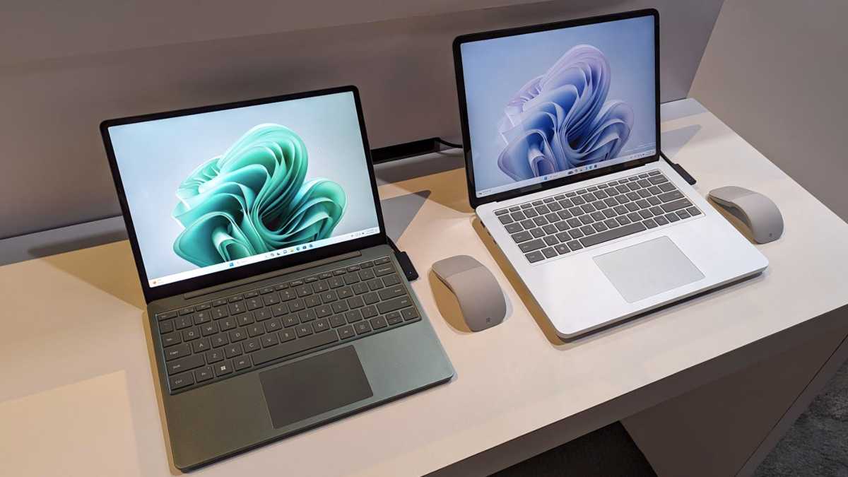 surface studio 2 and surface laptop go 3