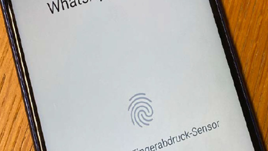 Die Biometrie/Fingerabdruck-Sperre in Whatsapp