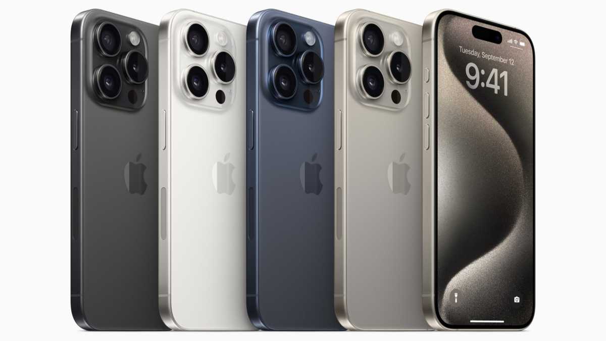 iPhone 15 Pro colours