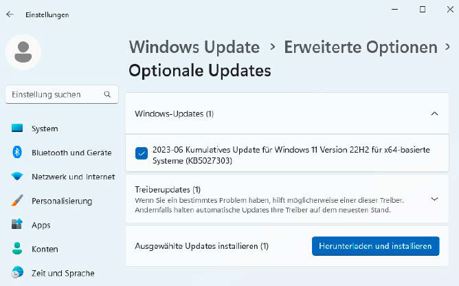 Im Juni bot Windows 11 das kumulative Update mit zahlreichen neuen Funktionen („Moment 3“) optional an, am folgenden Patchday im Juli wurde es standardmäßig installiert.