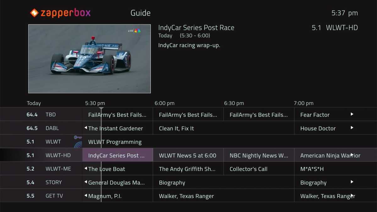 Zapperbox M1 grid guide