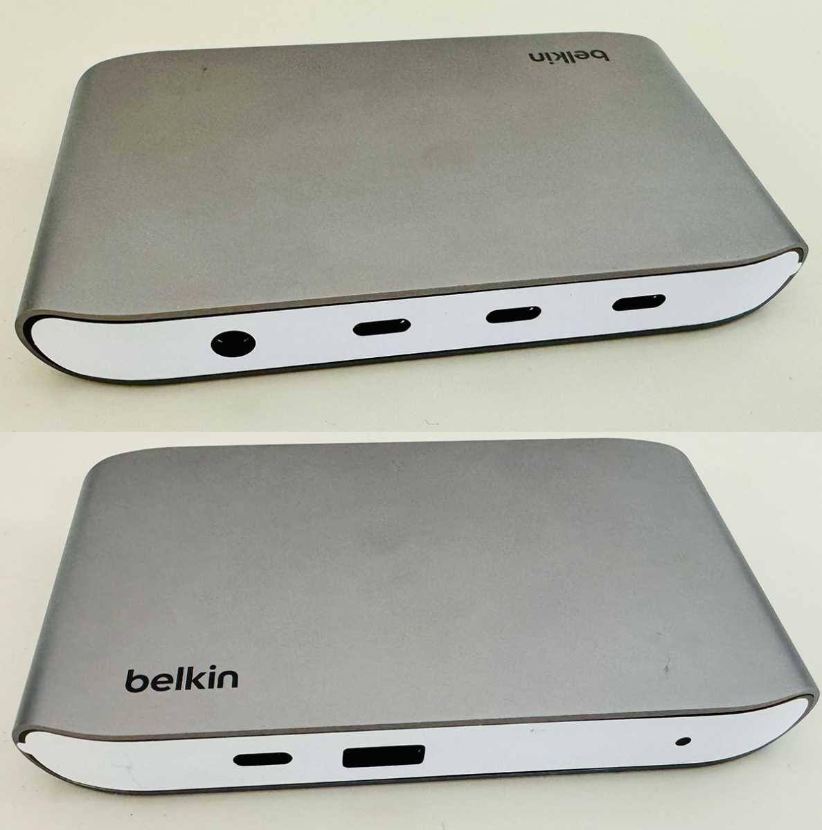 Belkin 5-in-1 Thunderbolt 4 Core Hub front and back