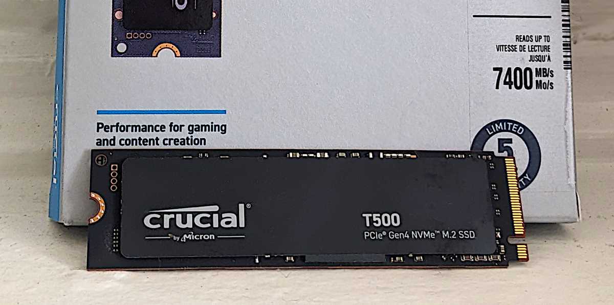 Crucial T500 500G 1TB 2TB Gen4 NVMe M.2 Internal Gaming SSD, Up to