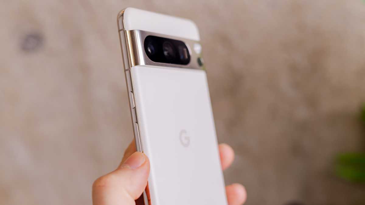 Google Pixel 8 Pro side with camera module