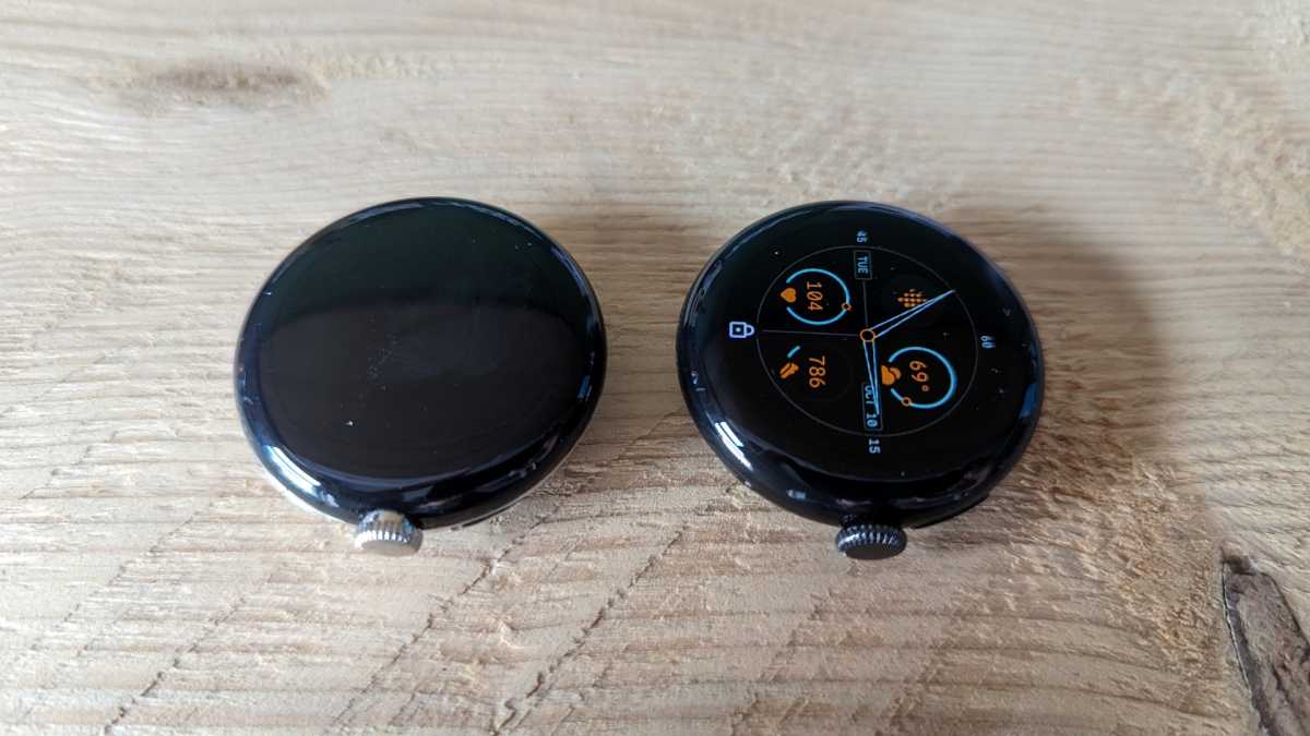 Pixel Watch vs Pixel Watch 2 front