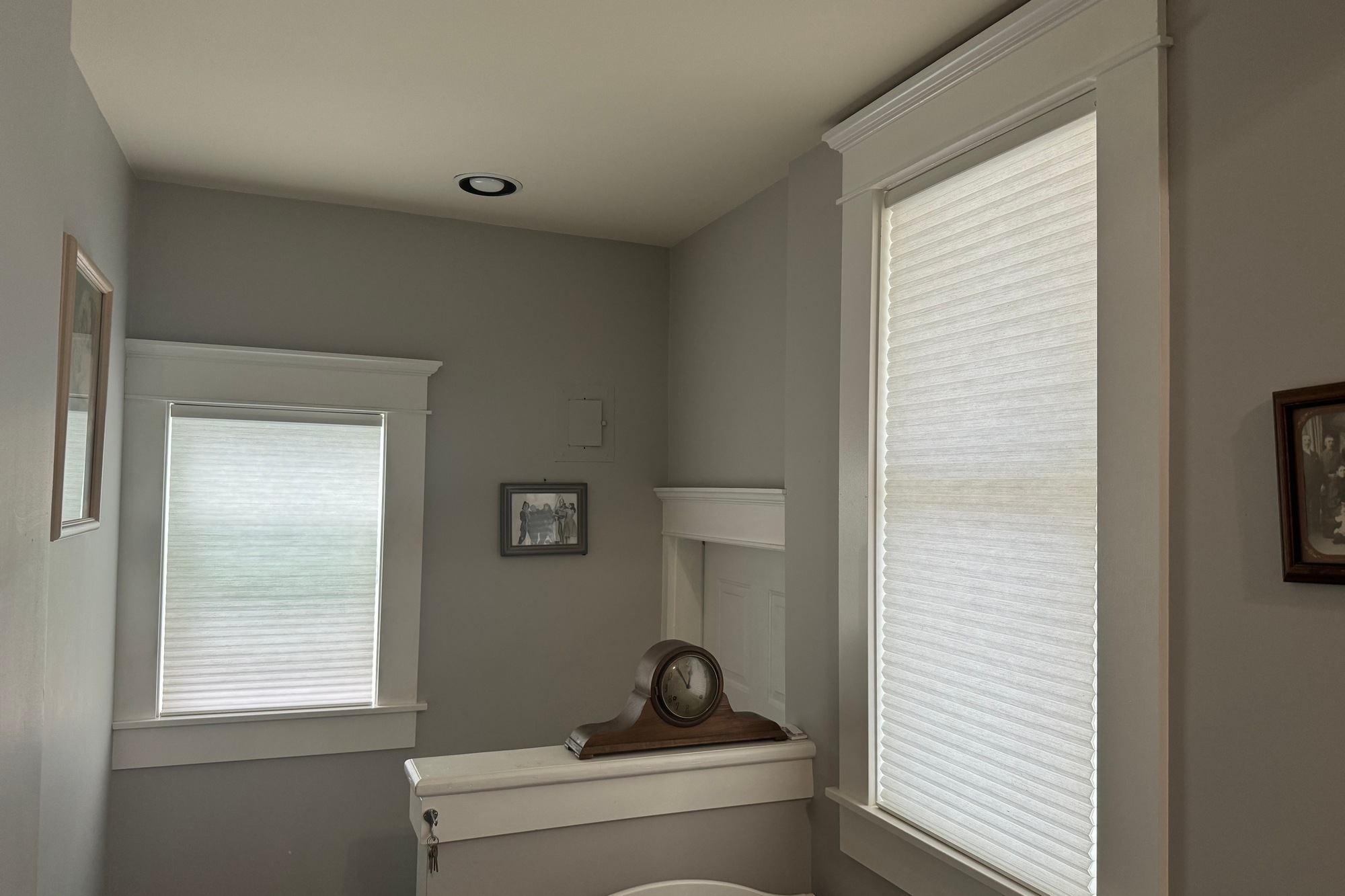 Hunter Douglas Duette shade with PowerView Gen 3 automation -- Best custom-installed cellular smart shades