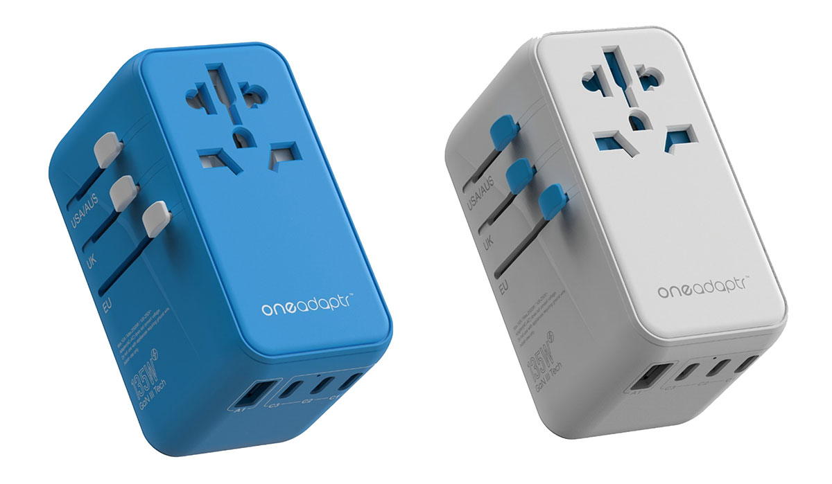 OneAdaptr OneWorld130 - Supreme USB-C PD hotfoot adapter and wall charger