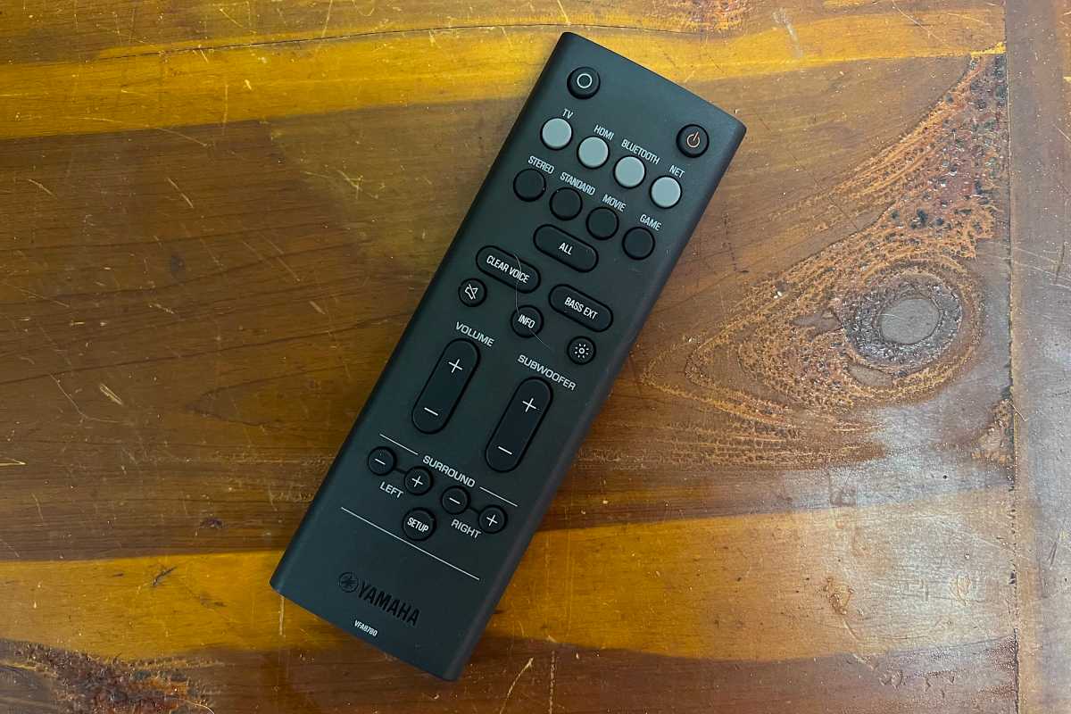 Yamaha True X Bar 50a remote