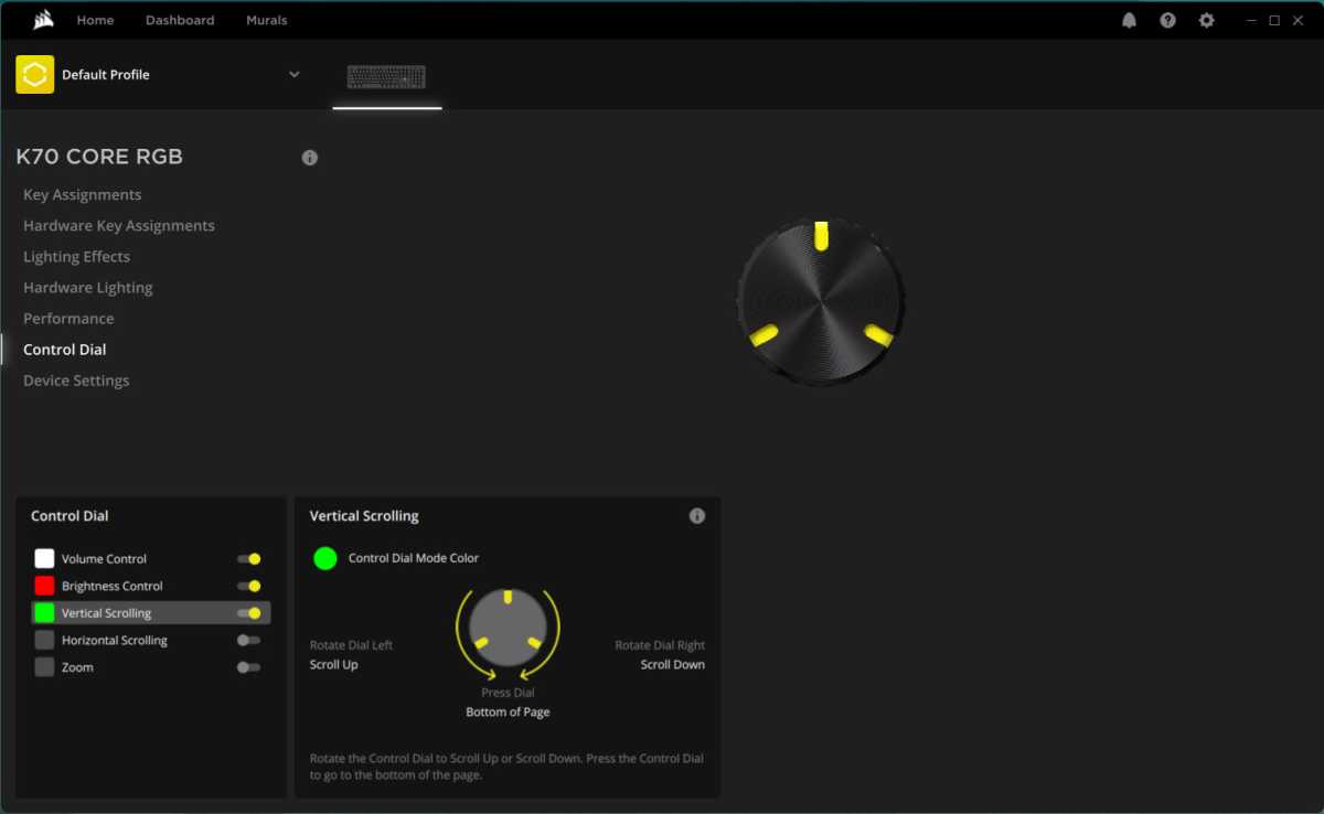 Corsair iCue software