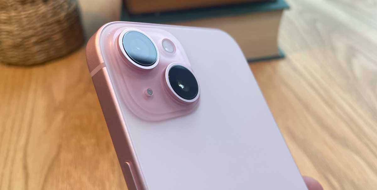 iPhone 15 Plus rear cameras