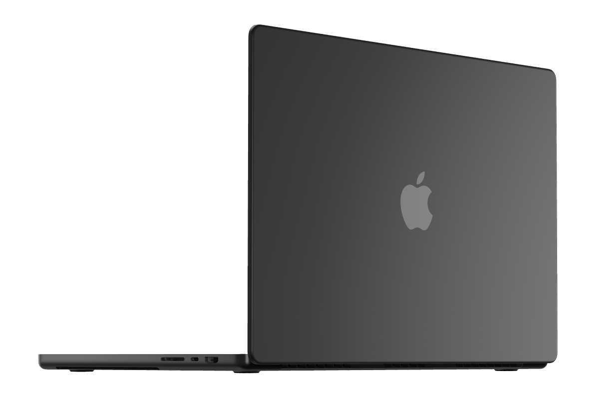 space black macbook pro