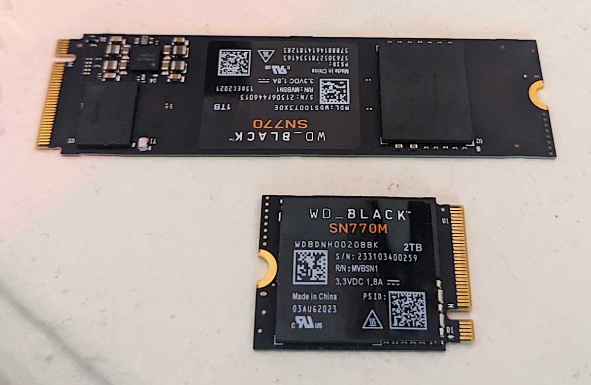 WD Black SN770M 1TB 22x30 M.2 PCIe 4.0 NVMe SSD/Solid State Drive