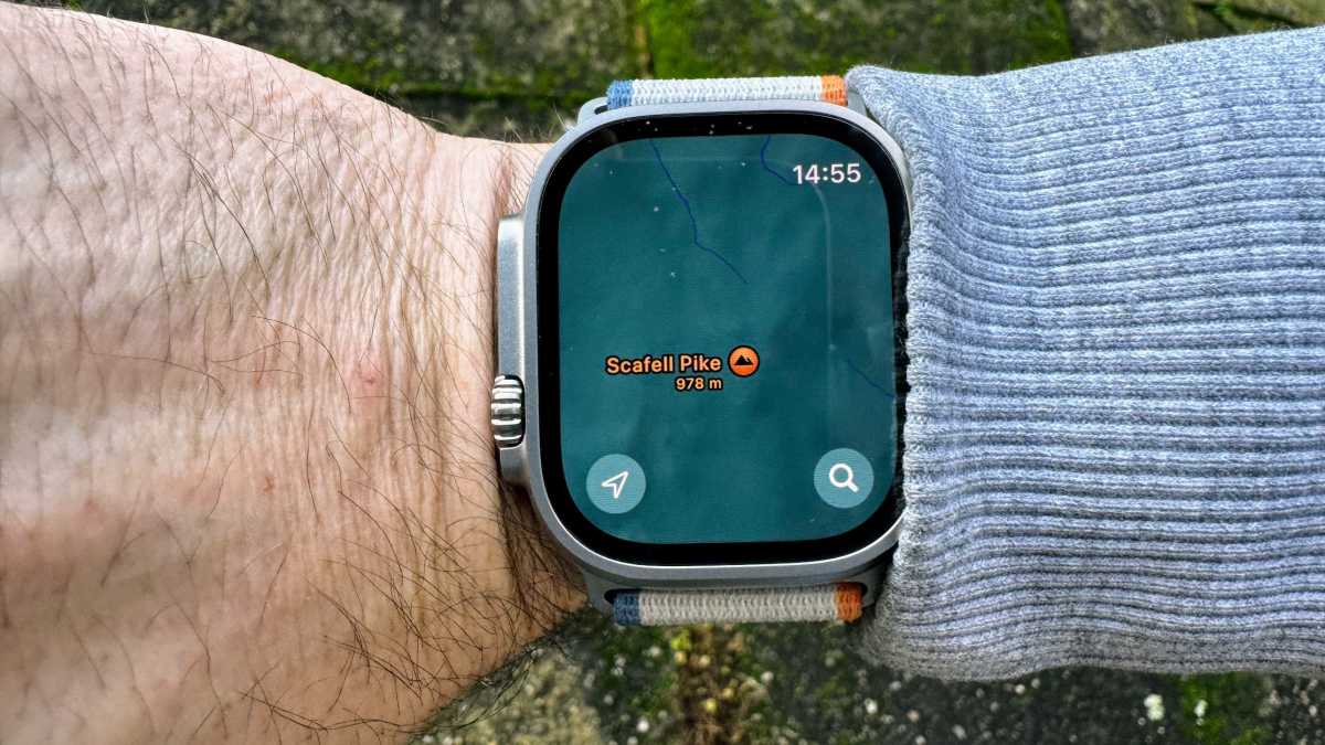 Apple Watch Ultra 2 review - topo maps