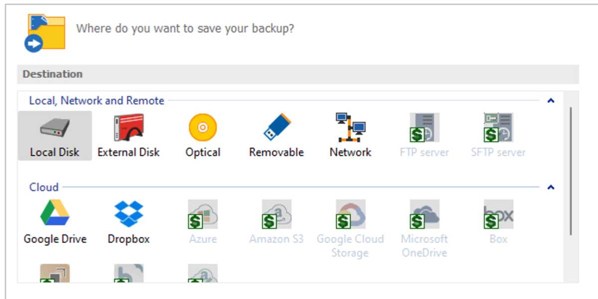 How to backup your data to Google Drive - Backup4all