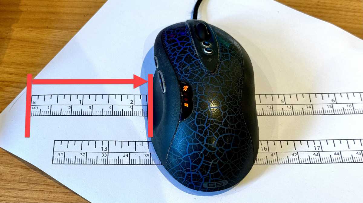 Как измерить DPI мыши, шаг 3