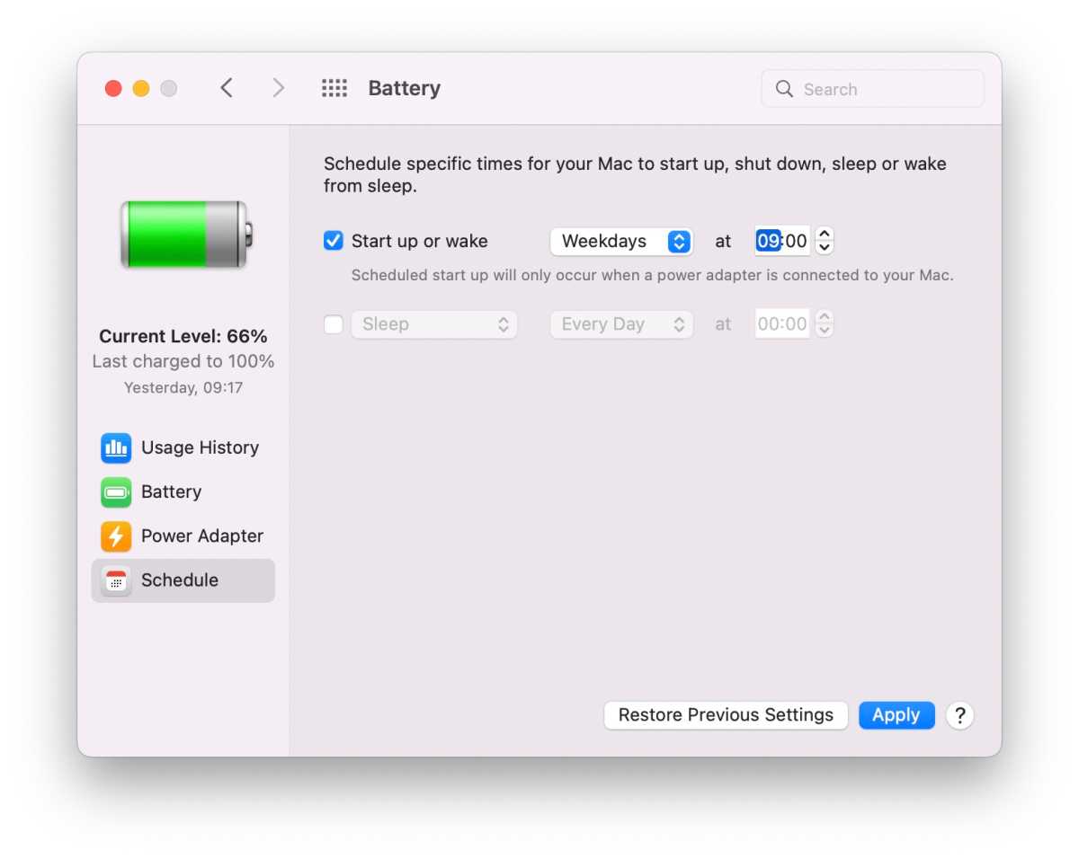 How to set Mac to start automatically