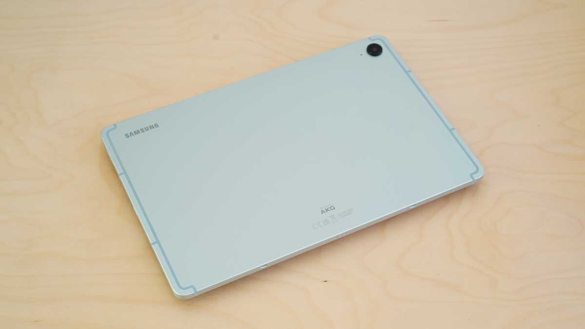 Samsung Galaxy Tab S9 FE back angle