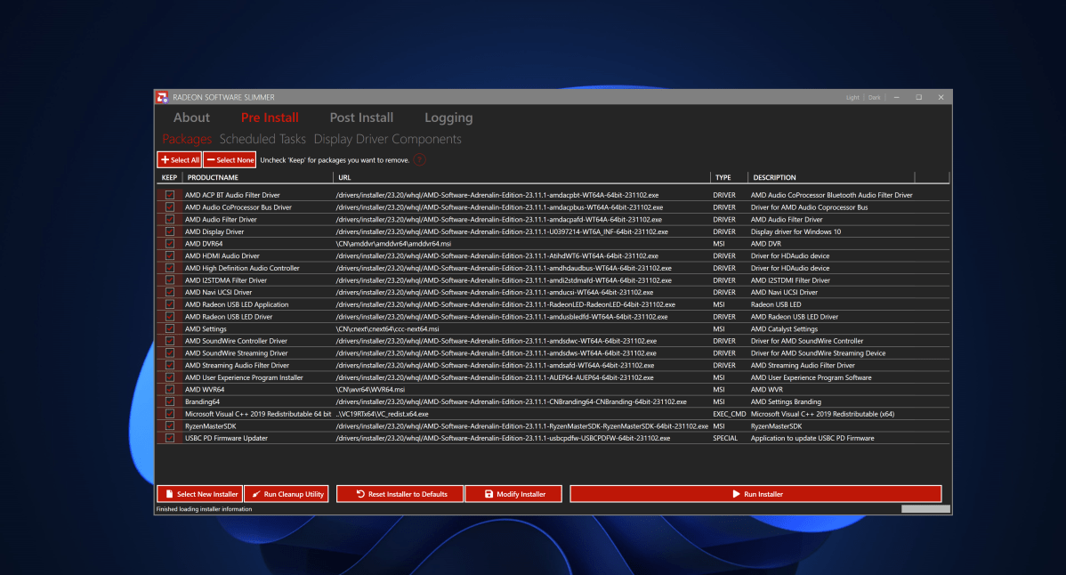 AMD Radeon Software Slimmer: So installieren Sie nur die Treiberpakete ...