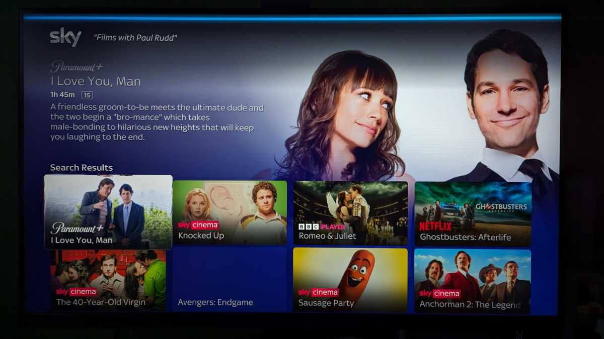 Sky Stream Voice Search