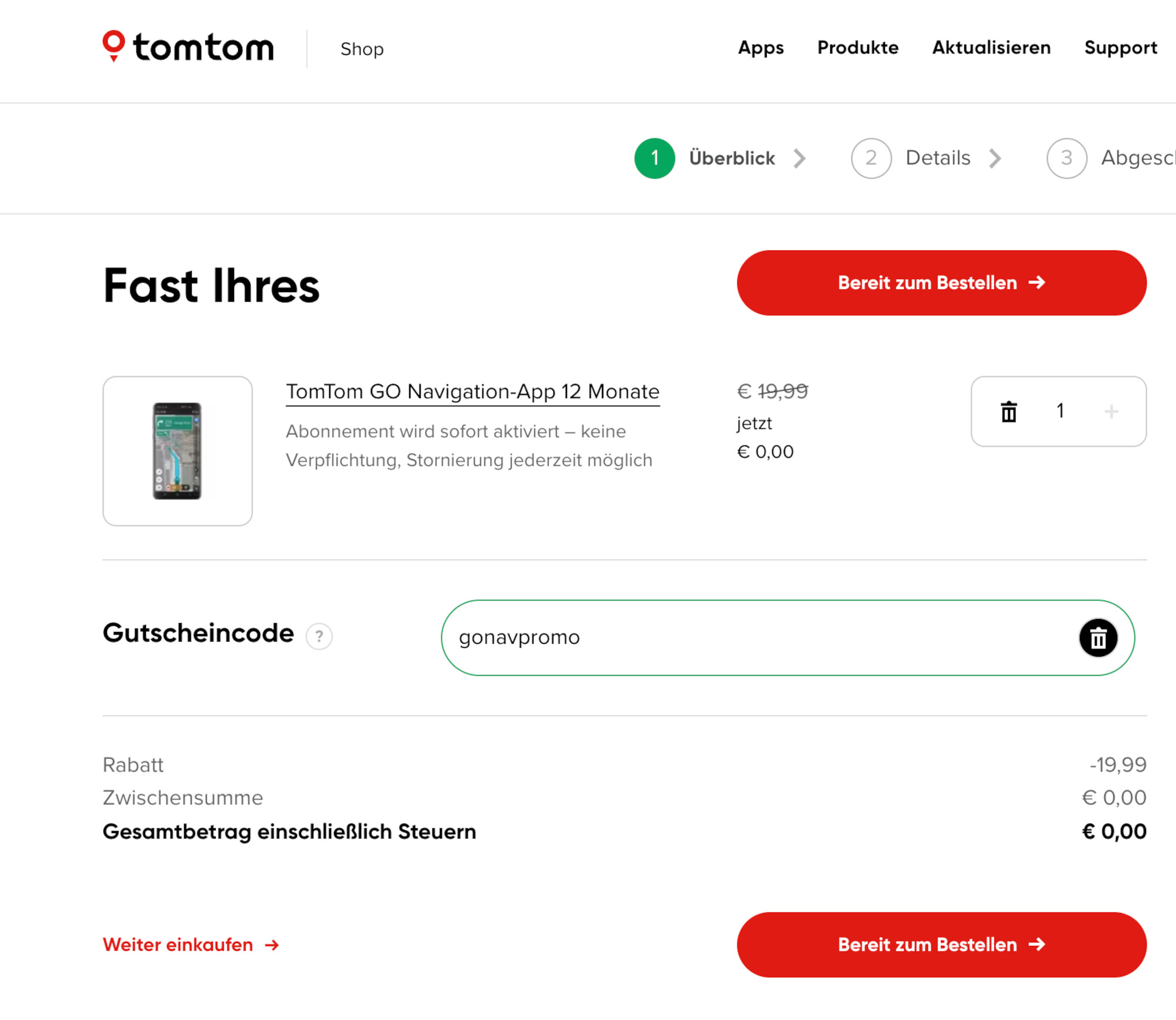 TomTom Go Navigation für ein Jahr gratis So geht's Sie sollten