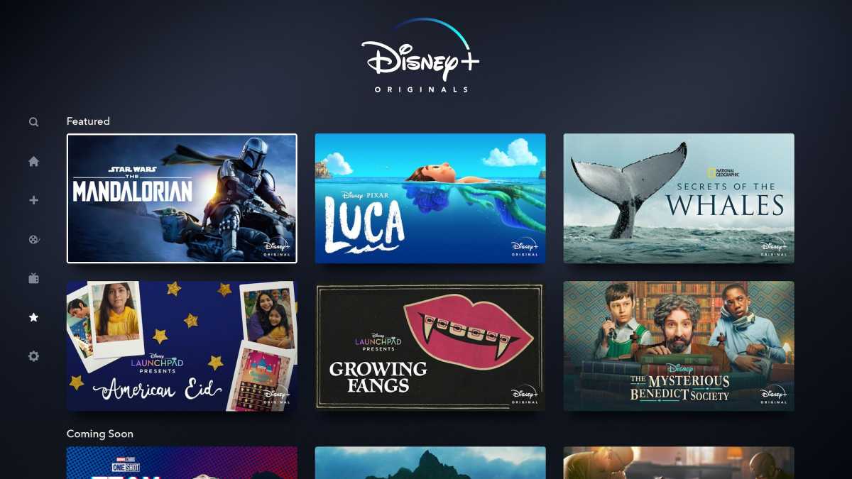 Disney+ page