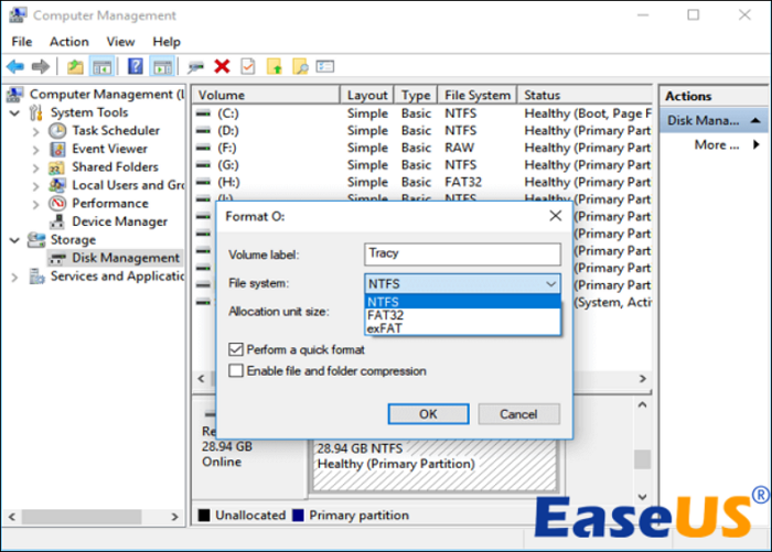 EaseUS Fix Extend Volume Greyed Out 3