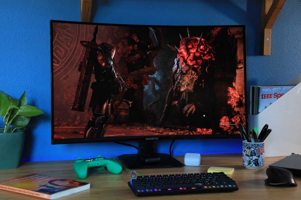 Gigabyte GS32QC 31.5 1440p 165 Hz Curved Gaming Monitor GS32QC