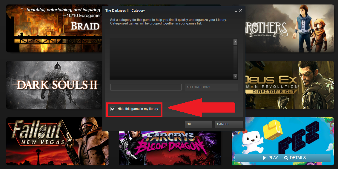 How to Remove or Hide a Game from Steam