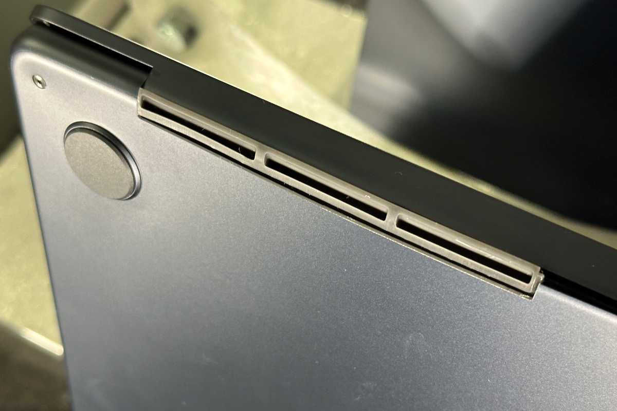 MacBook Air AirJet vents