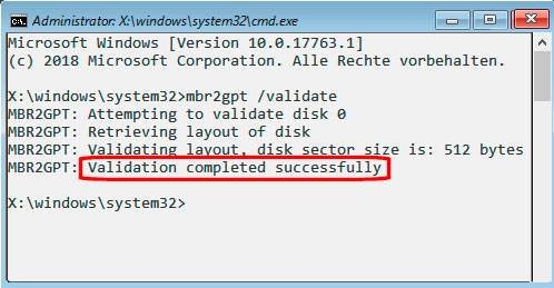 Für echten Uefi-Betrieb inklusive Secure Boot muss der Systemdatenträger im GPT-Partitionsstil formatiert sein. Das Windows-Tool MBR2GPT stellt die Festplatte schnell um.