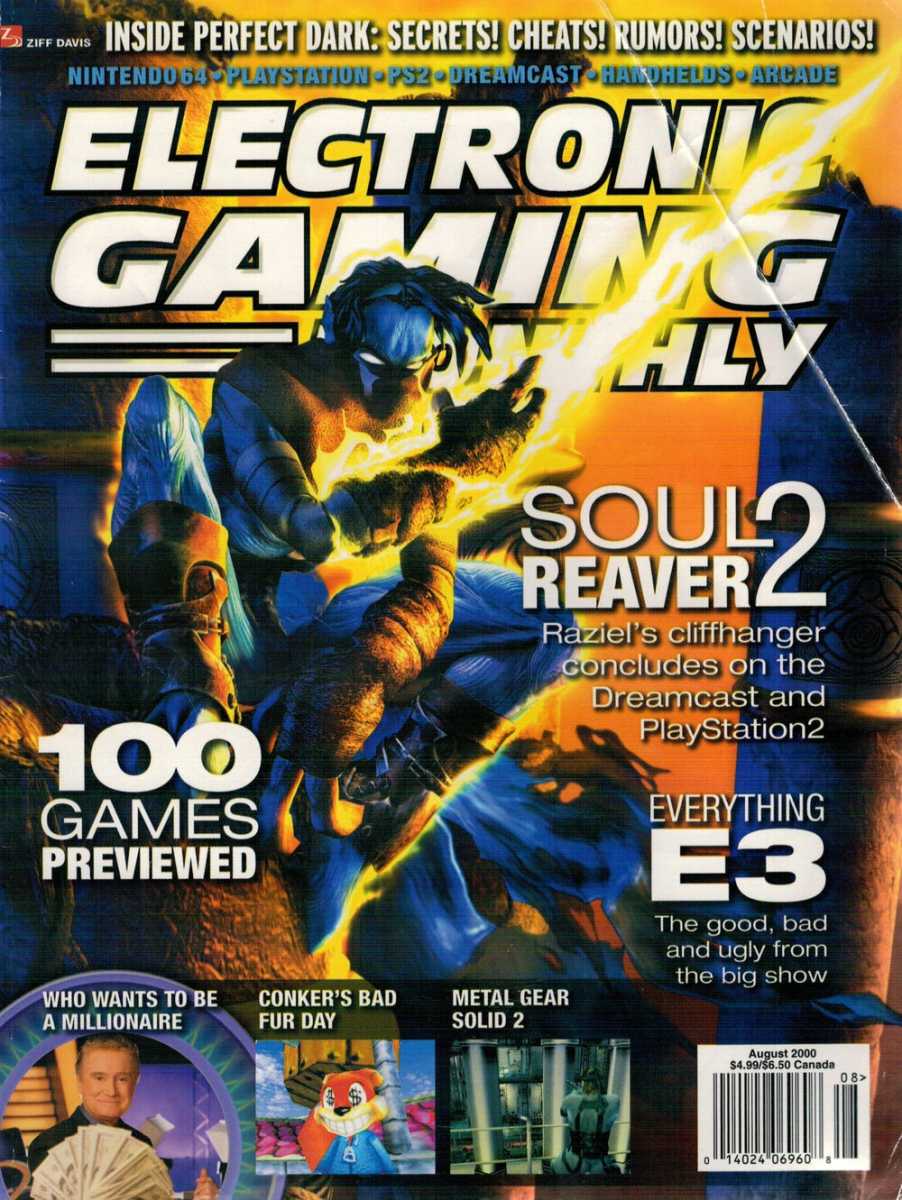 Electronic Gaming Monthly cover, August 2000