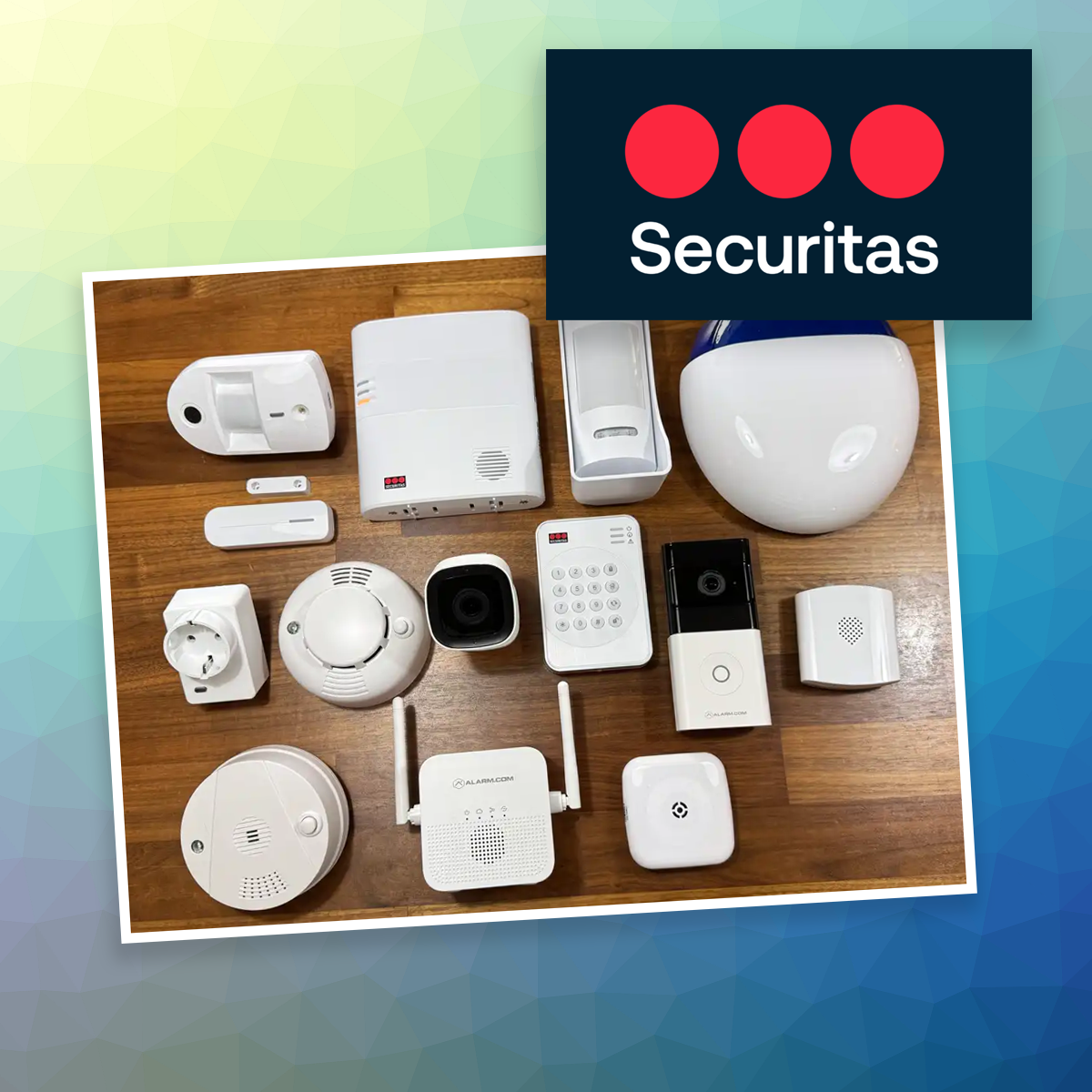 Securitas Home – proffsigt hemlarm med mängder av tillbehör
