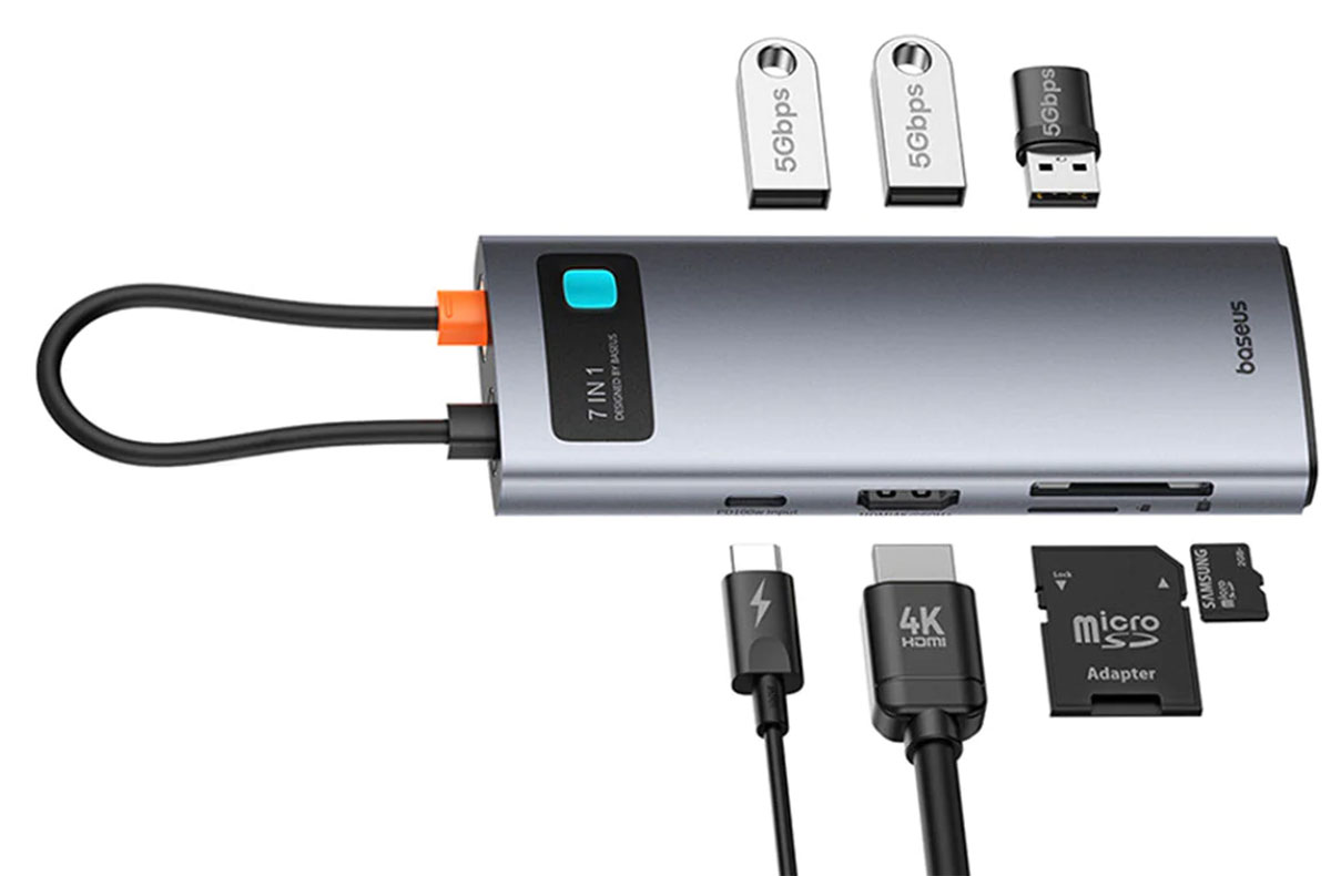 Baseus 7-in-1 USB-C Hub – Great-value USB-C hub