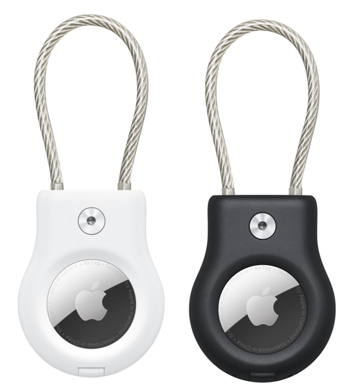 Belkin Apple AirTag Secure Holders with Key Ring - Durable,  Scratch-Resistant Case with Open Face & Raised Edges - Protective AirTag  Keychain