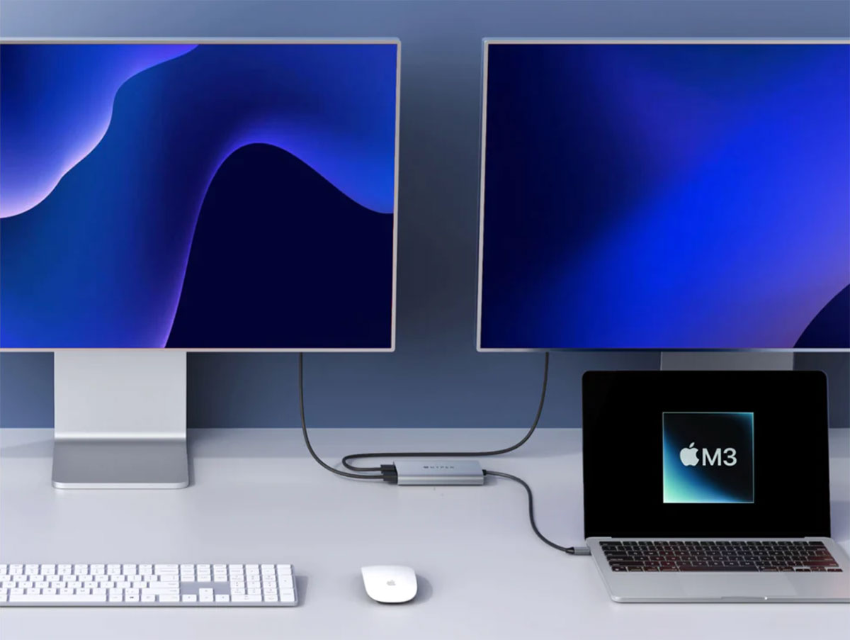 M2 Mac mini drives dual displays in rolling rig [Setups]