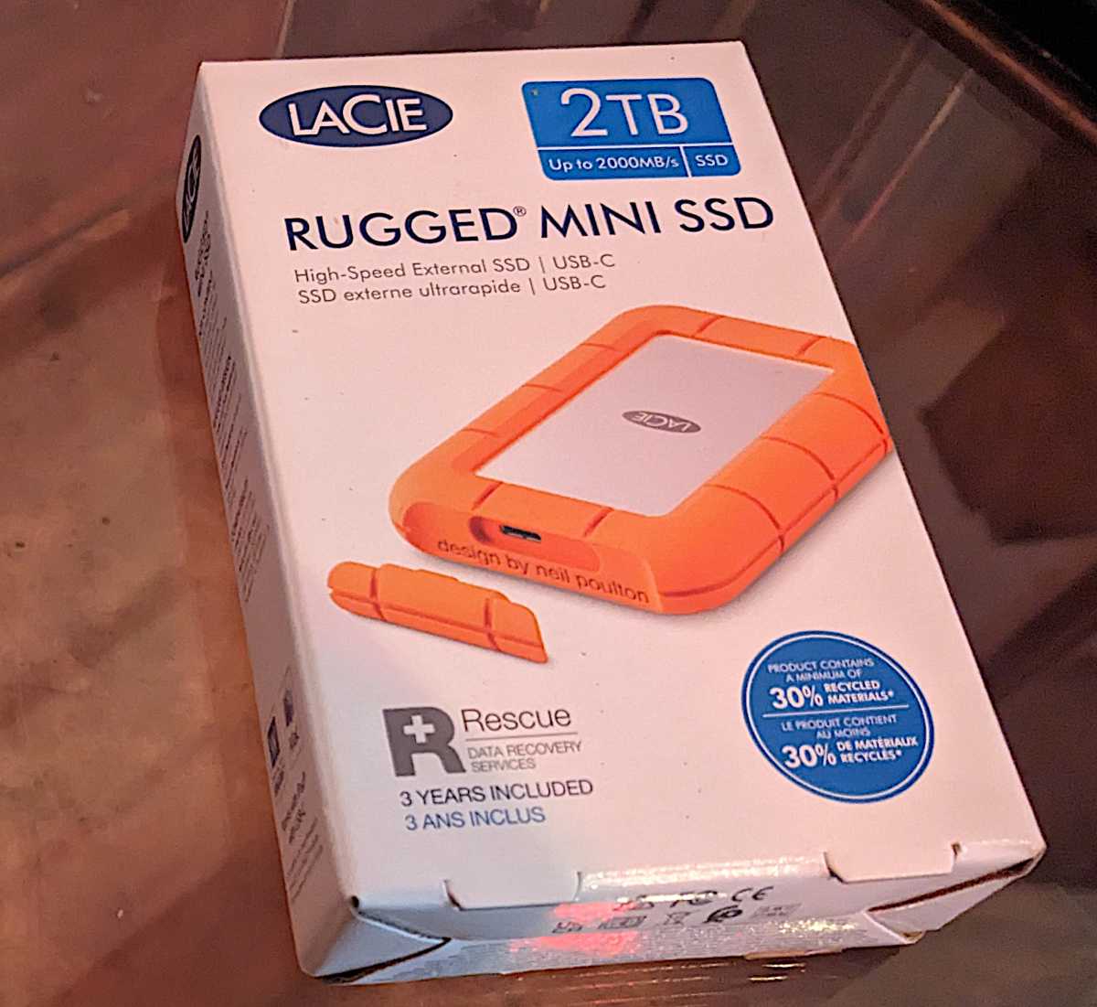Mini SSD resistente de LaCie