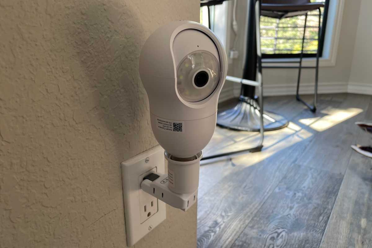 LaView L2 security camera in angle socket