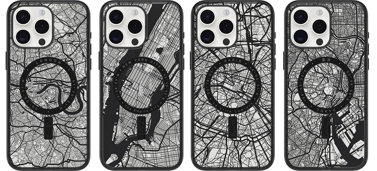 OtterBox Lumen Passport Case – Iconic city maps for iPhone 15