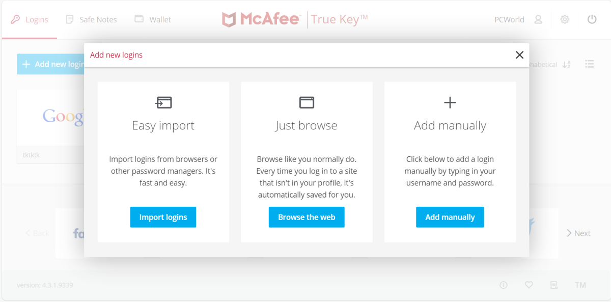 McAfee+ Ultimate True Key